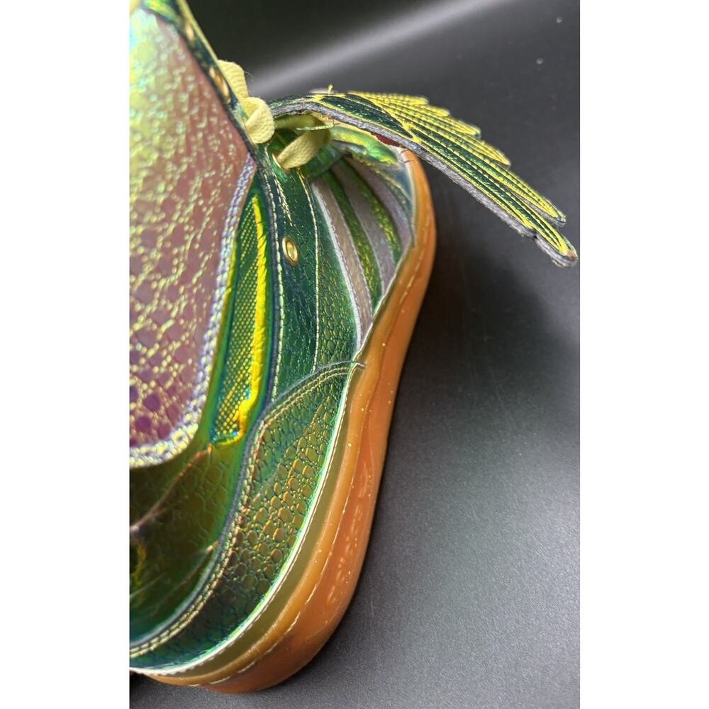 Adidas Jeremy Scott JS Wings 1.0 Rainbow Iridescent Gold Orange Size 11 Rare - Picture 6 of 15